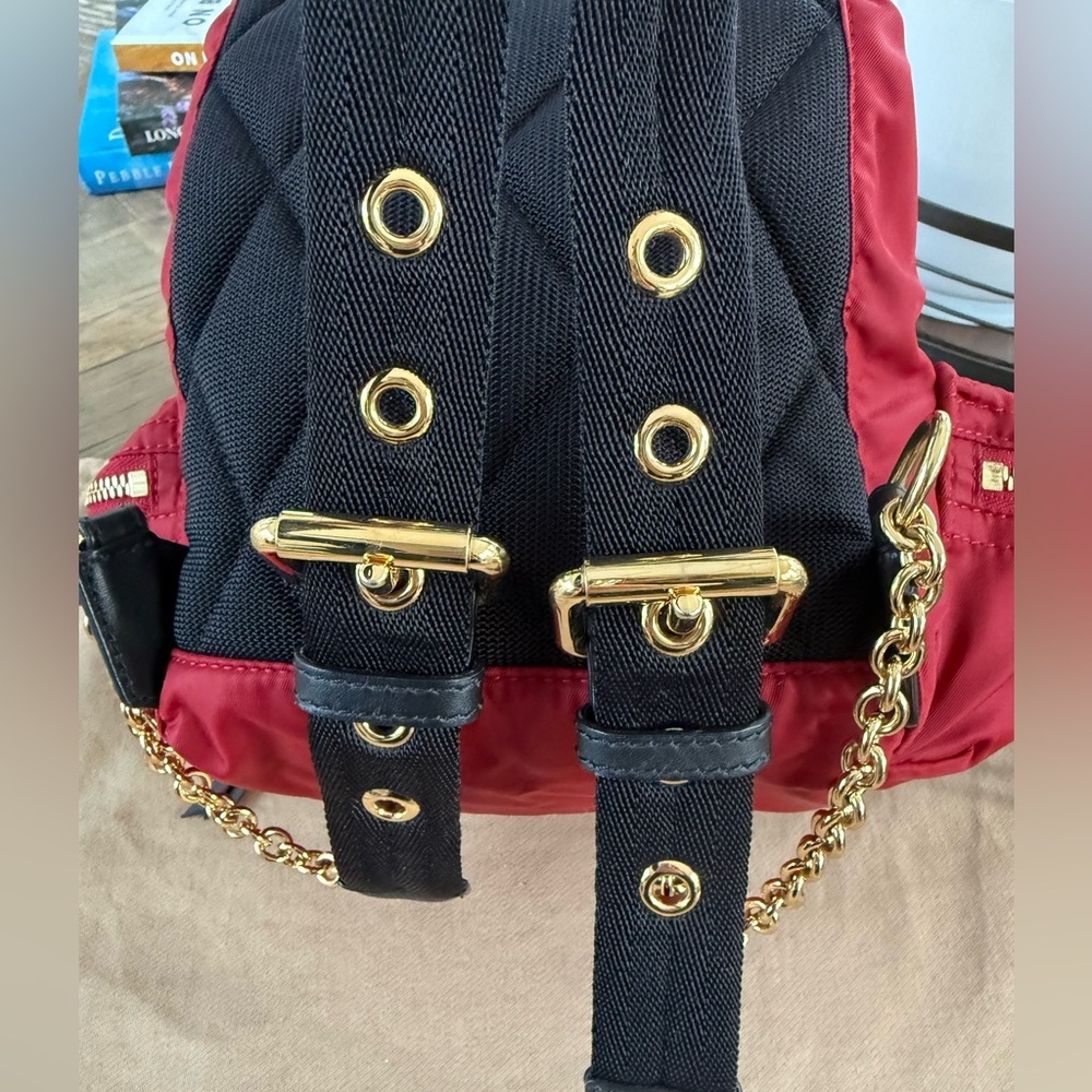 Burberry Red Rucksack/Backpack - Picture 5 of 14
